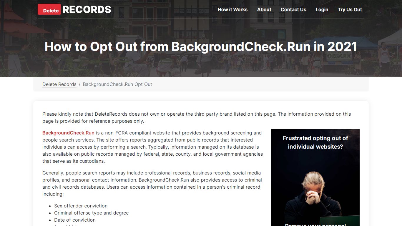 How to Opt Out from BackgroundCheck.Run in 2021 | Delete Records